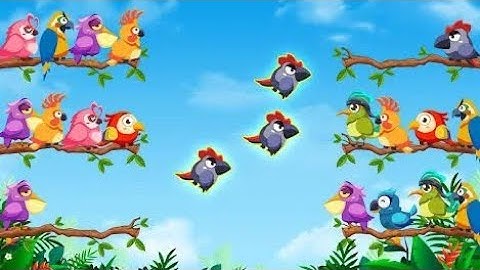 Chirpy Sort : Bird Color Puzzle Android Gameplay Walkthrough Part 1