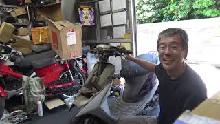 バイク屋の日常　DIO(AF27)のウインカースイッチとメーターケーブル交換をしながらの話しにお付き合いいただく動画です。