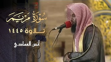 فواتح سورة مريم اجمل التلاوات للشيخ أنس العمادي 1445 هـ
