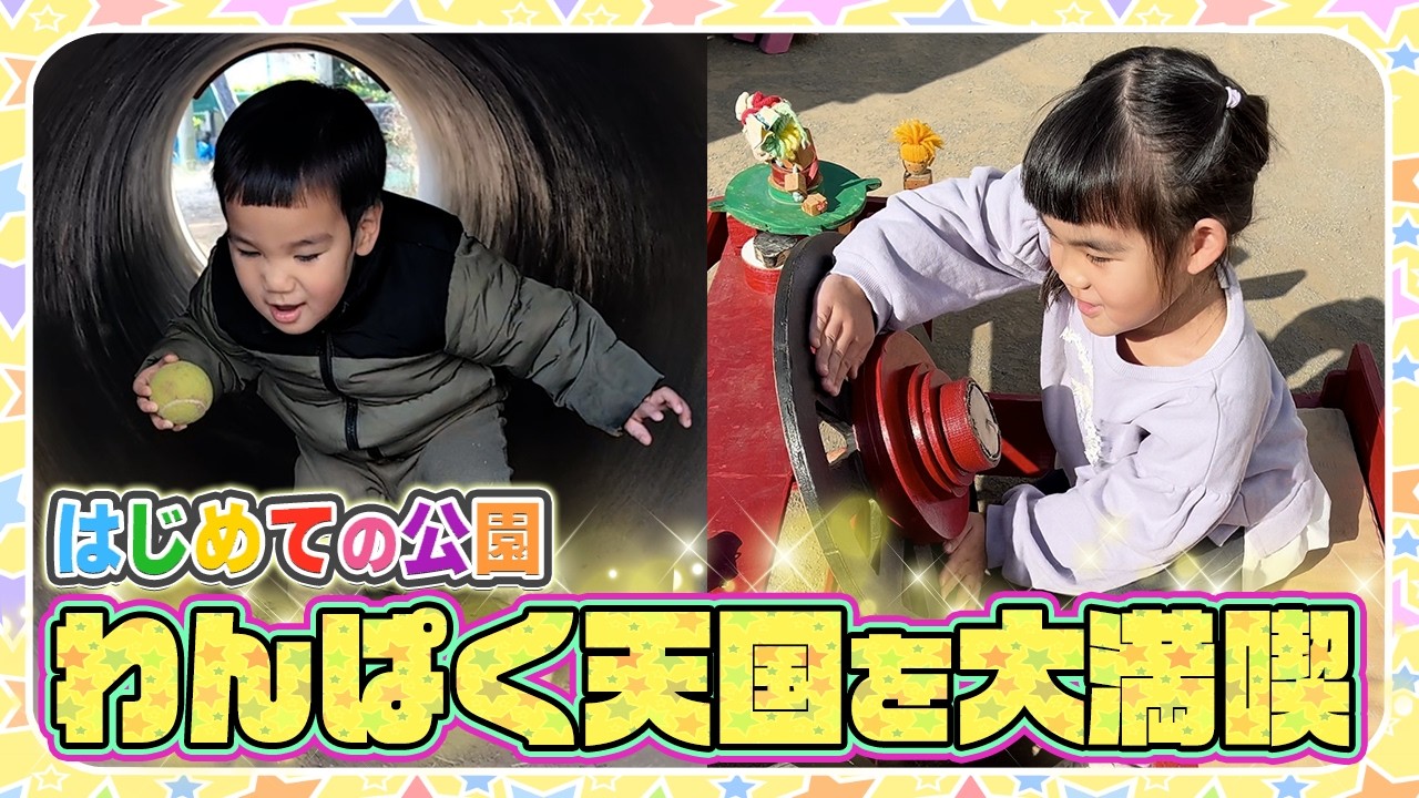 Lots to do 😆] The whole family can enjoy the new park! - YouTube