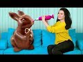 CÓMO HACER UN CONEJO DE PASCUA DE CHOCOLATE GIGANTE / 8 DELICIAS DE PASCUA