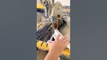 This square is amazing! Cuts 95% of all tile trims, 1/4 rounds and jollys. #tile #tool #innovation