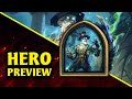 Risen Godfrey (Lite) Hero Skin Showcase: All Animations & Emotes | Hearthstone