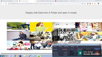 Display Image from Folder and open in modal - PHP/MYSQL - AJAX