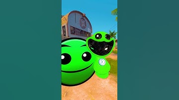 FIRE IN THE HOLE GEOMETRY DASH vs POPPY PLAYTIME SMILING CRITTERS MONSTERS in GARRY