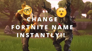 HOW TO CHANGE YOUR USERNAME INSTANTLY *NO CLICKBAIT*