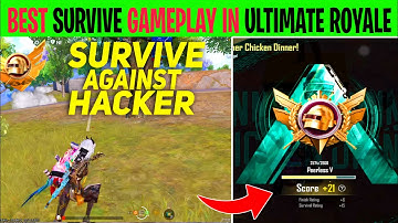 ULTIMATE ROYALE : DAY - 22 😱 SURVIVE AGAINST HACKER IN ULTIMATE ROYALE BGMI 🔥|| ULTIMATE ROYALE TIPS