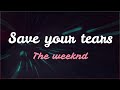 Save your tears - The Weeknd (Sub Español)