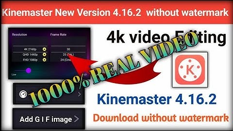 Kinemaster Latest Mod - 4.16.2 Mod Apk - Exporting Problem Solve - 100% real video