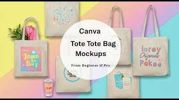 **🎨 Tote Bag Mockup Design for Print on Demand (Step-by-Step Tutorial!)**