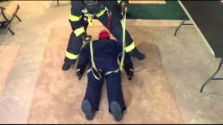Single Firefighter Hasty Harness for Victim Rescue