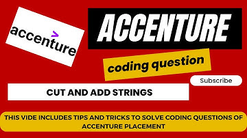 Accenture,Atos Syntel Coding Questions Solutions | Cut and Add | #coding #accenture #atos