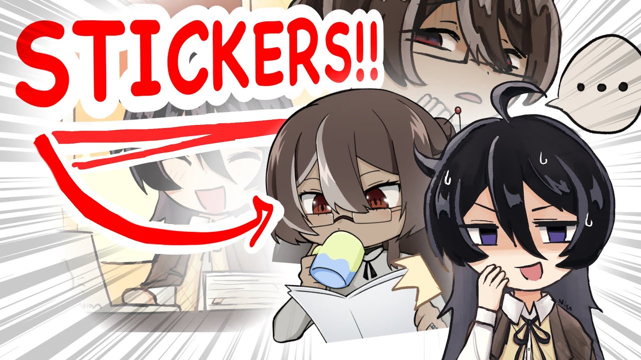 MAKING STICKERS FT. KUNI !!!