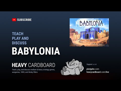 Обучение, прохождение и круглый стол «Вавилония 4р» от Heavy Cardboard