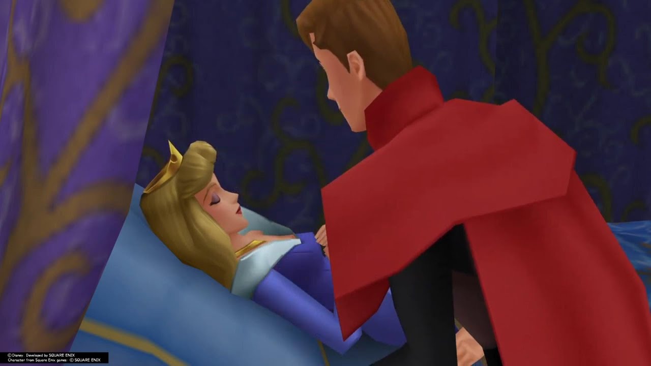 超希少】眠れる森の美女3Dプレート キスシーン