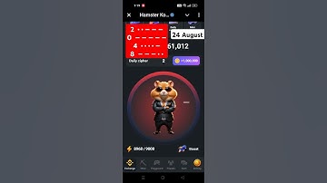 Daily Cipher Code 24 August |Hamster Kombat Daily Cipher Code #hamsterkombat #dailycipher