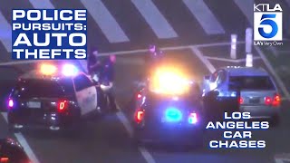 Seen from Sky5: Stolen car police pursuits | Los Angeles Car Chases