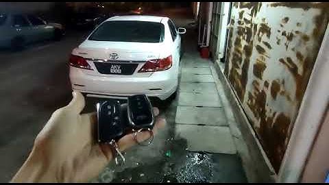 Leon Toyota camry 2.4v acv40 PKE fully Keyless smart alarm Push start button engine auto start Rm480