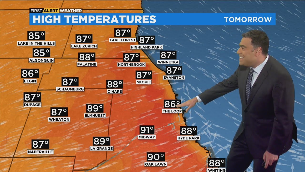 Chicago First Alert Weather: Dry, warm weather to end the week - YouTube