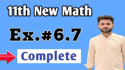 11th Class Math | Chapter 6 | Exercise 6.7 Complete | Sum of Geometric Mean | in Urdu/Hindi.