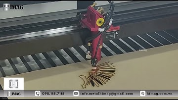 Máy Cắt Khắc Laser CO2 công suất 150W - Gia công đa dạng vật liệu như gỗ, mica, vải da | Himag