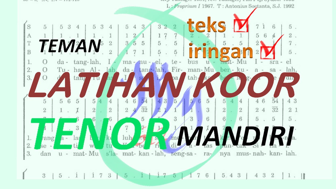 [TENOR] PS 507 HAI UMAT, APA SALAHKU? (sebagai teman latihan koor)