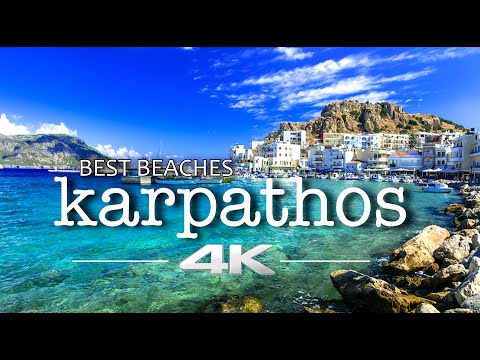 KARPATHOS (Κάρπαθος) Greece ► Best Beaches 4K ► 8:30 min