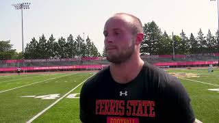 Ferris State Football Camp Fourth Practice - Zak Ahern Interview