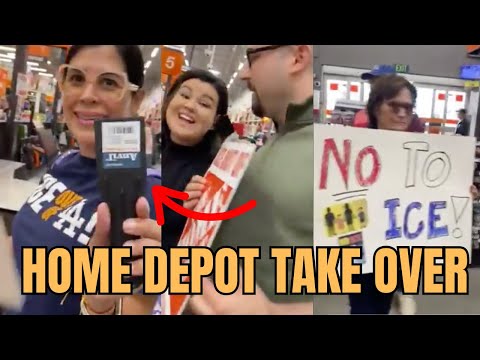 Fighting Ice with Putty knives in Home Depot to Disrupt sales... Nuts