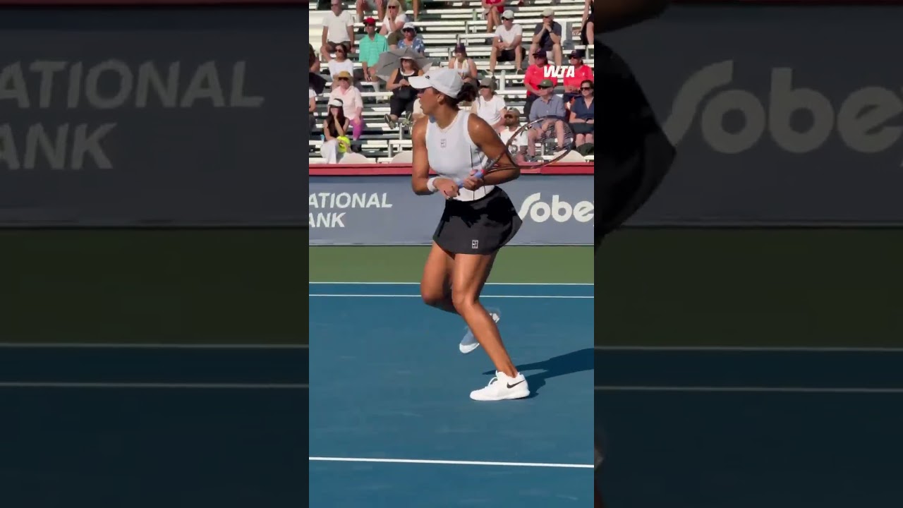A golden hour DUB! Madison Keys is into the next round after defeating Ruzic in straight sets.#NBO26