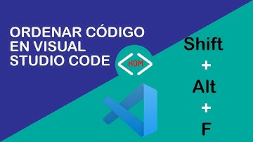 Ordenar código en Visual Studio Code