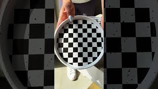 ♟️🖤 Unbox the unexpected with our checkerboard plates collection. #tableware #dinnersets #plates