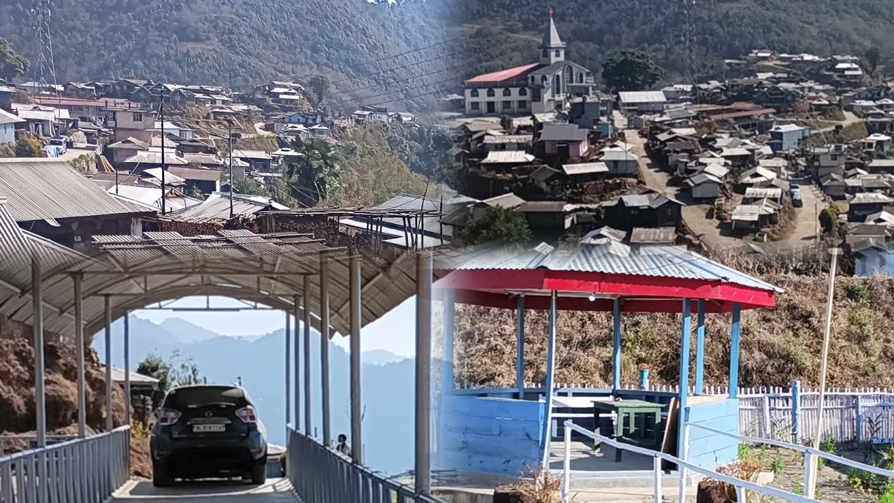The view of seyochung village/ under kiphire Dist Nagaland 👈👌