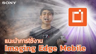 แนะนำการใช้งานแอปพลิเคชัน Imaging Edge Mobile