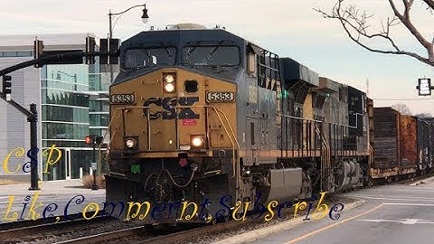 [CSXT]5353 ES40DC & 142 CW44AC Leads Q471-19 SB Through Fay NC W/A 1st Gen K5HL & A Doppler Effect