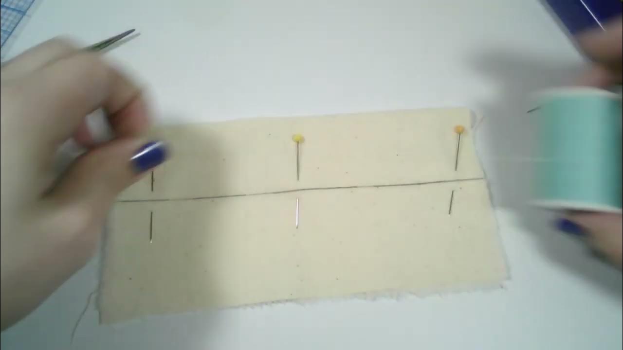 Running Stitch Hand Sewing How To YouTube