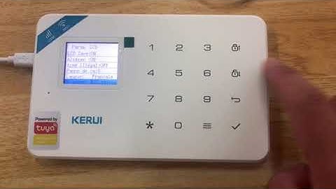 [Host] KR-W181 GSM/WiFi dual network alarm system|switch language steps#alarm system #multi language