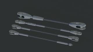Tension Cable Architecture System | Novum Structures 3D Animation