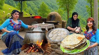 картинка: Особый деликатес из бараньего желудка и тандури! Приготовление восточного блюда Ширдан