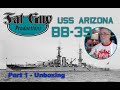 Building the trumpeter uss arizona model part 1