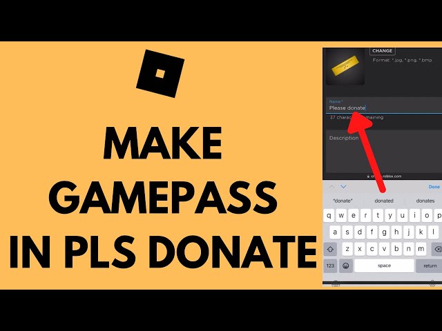 How to Make Game Passes and Sell On Roblox (PLS DONATE