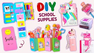 8 DIY SCHOOL SUPPLIES IDEAS  RECYCLED UNICORN CRAFTS  CARDBOARD CRAFTS and more...