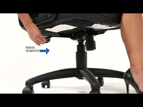 MID BACK EXECUTIVE CHAIR walkaround video