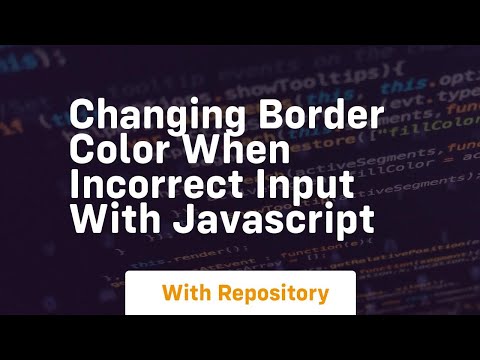 changing border color