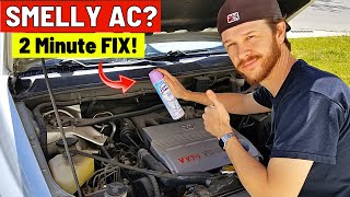 How To Fix Smelly AC in 2 MINUTES