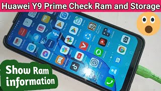 Huawei Y9 prime check Ram and storage