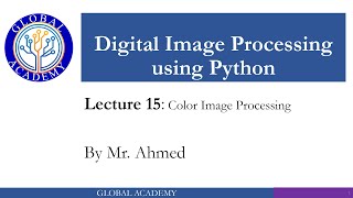 Lecture 15 Color Image Processing Profile