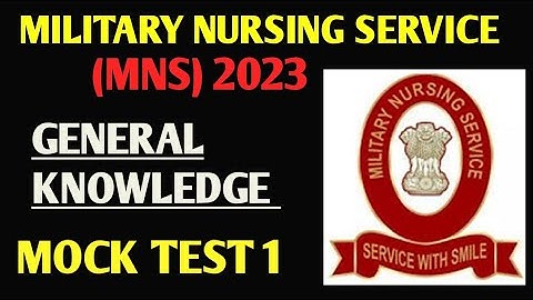 MNS 2023 GENERAL KNOWLEDGE MOCK TEST-1 | GENERAL KNOWLEDGE QUESTION | mock test | #mns2023 #neet2023