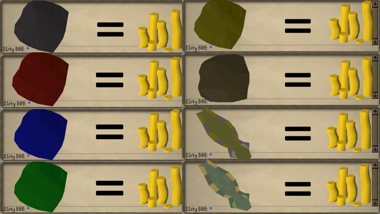 OSRS Money Makers Leather, All the Leather YouTube