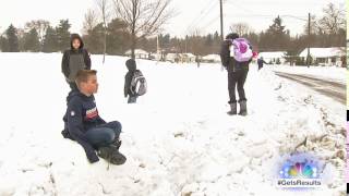 KHQ Gets Results Liz Snow Bus Stop